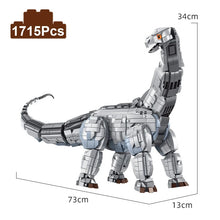 Laden Sie das Bild in den Galerie-Viewer, Große XXL Klemm-Baustein Dinosaurier Spielzeug zum selbstbauen