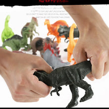 Laden Sie das Bild in den Galerie-Viewer, 44 Stk. Jurassic Dinosaurier Figuren in praktischer Spielzeug-Kiste