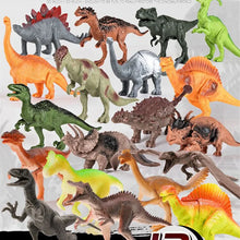 Laden Sie das Bild in den Galerie-Viewer, 44 Stk. Jurassic Dinosaurier Figuren in praktischer Spielzeug-Kiste