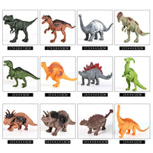 Laden Sie das Bild in den Galerie-Viewer, 44 Stk. Jurassic Dinosaurier Figuren in praktischer Spielzeug-Kiste