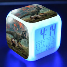 Laden Sie das Bild in den Galerie-Viewer, jurassic World LCD Wecker