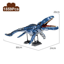 Laden Sie das Bild in den Galerie-Viewer, Große XXL Klemm-Baustein Dinosaurier Spielzeug zum selbstbauen