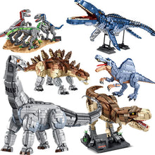 Laden Sie das Bild in den Galerie-Viewer, Große XXL Klemm-Baustein Dinosaurier Spielzeug zum selbstbauen