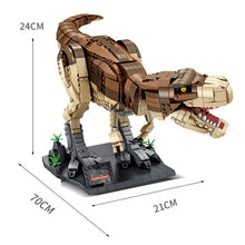 Laden Sie das Bild in den Galerie-Viewer, Große XXL Klemm-Baustein Dinosaurier Spielzeug zum selbstbauen