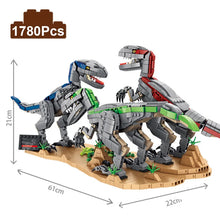 Laden Sie das Bild in den Galerie-Viewer, Große XXL Klemm-Baustein Dinosaurier Spielzeug zum selbstbauen