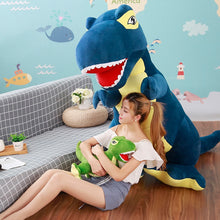 Laden Sie das Bild in den Galerie-Viewer, XXL Dinosaurier Stofftier bis zu 150cm! T-Rex Mega Groß Kuscheltier Dino kaufen - Dinosaurier.store