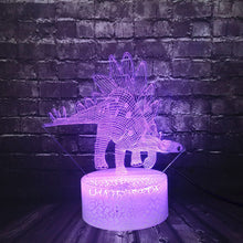 Laden Sie das Bild in den Galerie-Viewer, Tegosaurus Dinosaurier 3D LED Lampe Nachtlicht kaufen - Dinosaurier.store