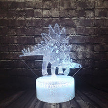 Laden Sie das Bild in den Galerie-Viewer, Tegosaurus Dinosaurier 3D LED Lampe Nachtlicht kaufen - Dinosaurier.store