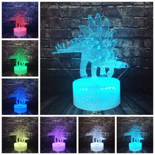 Laden Sie das Bild in den Galerie-Viewer, Tegosaurus Dinosaurier 3D LED Lampe Nachtlicht kaufen - Dinosaurier.store