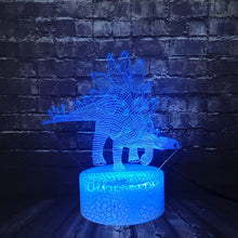 Laden Sie das Bild in den Galerie-Viewer, Tegosaurus Dinosaurier 3D LED Lampe Nachtlicht kaufen - Dinosaurier.store