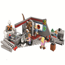 Laden Sie das Bild in den Galerie-Viewer, Jurassic Velociraptor Labor Baustein Set kaufen - Dinosaurier.store