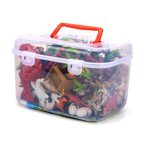 Laden Sie das Bild in den Galerie-Viewer, Dinosaurier Spiel Set mit Figuren und Spielmatte (90 Teile) kaufen - Dinosaurier.store