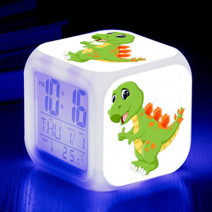 LED Digital Wecker mit Dinosaurier Print und Licht kaufen - Dinosaurier.store