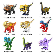 Laden Sie das Bild in den Galerie-Viewer, Dinosaurier Baustein Spielzeug Figuren im praktischen Spar Set kaufen - Dinosaurier.store