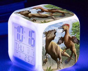 Jurassic Park Dinosaurier Digital Wecker mit Uhr kaufen - Dinosaurier.store