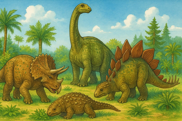 Triceratops, Stegosaurus &amp; Co: Die beliebtesten Pflanzenfresser der Urzeit