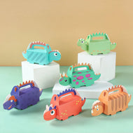 6 Stk. Süßigkeitboxen in Dino Motiven für Feier, Geburtstag etc.