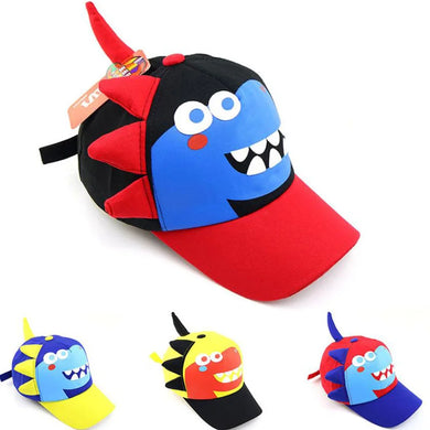 Lustige Sommer Baseball Caps im Dino Look für Kinder