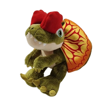 Laden Sie das Bild in den Galerie-Viewer, Jurassic World Dilophosaurus Kuscheltier Dinosaurier