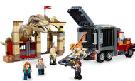 Jurassic World T. Rex & Atrociraptor: Dinosaurier-Ausbruch Set (466 Teile, kompatibel mit 76948)