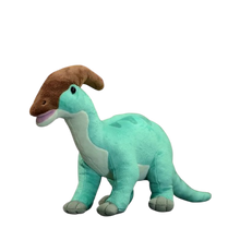 Laden Sie das Bild in den Galerie-Viewer, Realistische Parasaurolophus Dinosaurier Plüsch-Figur (ca. 39cm)