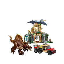 Laden Sie das Bild in den Galerie-Viewer, Jurassic World Spinosaurier &amp; Quetzalcoatlus: Hubschrauber-Einsatz, kompatibel mit 76976