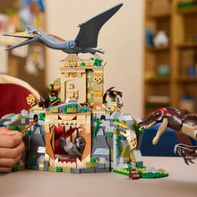 Laden Sie das Bild in den Galerie-Viewer, Jurassic World Spinosaurier &amp; Quetzalcoatlus: Hubschrauber-Einsatz, kompatibel mit 76976