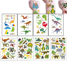 Laden Sie das Bild in den Galerie-Viewer, Dino Party Kindergeburtstag Armbänder, Masken, Ringe, Tattoo Sticker