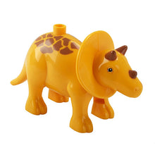 Laden Sie das Bild in den Galerie-Viewer, Farbenfrohe Dino Baustein Spielzeug Figuren