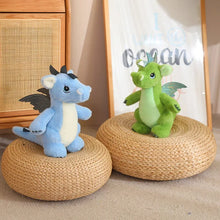 Laden Sie das Bild in den Galerie-Viewer, Liebliche Dino Drachen Kuscheltiere (20cm oder 30cm)