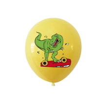 Laden Sie das Bild in den Galerie-Viewer, 12 Stk. Dinosaurier Ballons für Geburtstag, Deko etc.