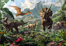 Laden Sie das Bild in den Galerie-Viewer, Jurassic World Dinosaurier Happy Birthday Kindergeburtstag Hintergrund Banner