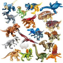 Laden Sie das Bild in den Galerie-Viewer, Velociraptor Triceratops Indominus T-Rex uvm. Jurassic World Dinosaurier Figuren