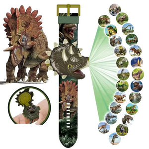 Dino Projektions Uhr Armband für Kinder