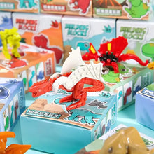 Laden Sie das Bild in den Galerie-Viewer, 10er Set Dino Figuren zum selbst bauen
