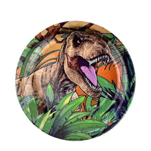 Laden Sie das Bild in den Galerie-Viewer, Dinosaurier Kindergeburtstag Deko (Teller, Becher, Ballons uvm.)