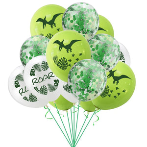 Alles für die Dino Geburtstagsfeier - Luftballons, Banner uvm.
