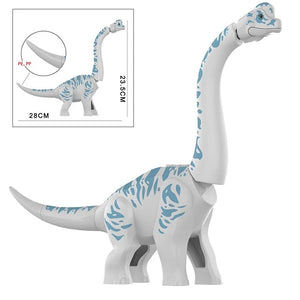 Brachiosaurus Dinos in verschiedenen Farben und Formen