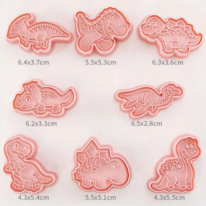Dinosaurier Keks Formen - 8 Stk. im Set