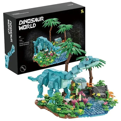 Brachiosaurus Klemm Baustein Set mit 541 Bausteinen