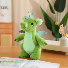 Laden Sie das Bild in den Galerie-Viewer, Liebliche Dino Drachen Kuscheltiere (20cm oder 30cm)