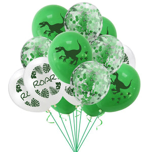 Alles für die Dino Geburtstagsfeier - Luftballons, Banner uvm.