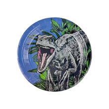 Laden Sie das Bild in den Galerie-Viewer, Dinosaurier Kindergeburtstag Deko (Teller, Becher, Ballons uvm.)