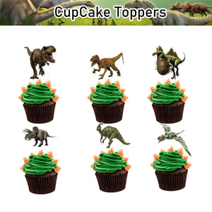 Happy Birthday Dinosaurier Deko Set mit Ballons, Kuchen Topper, Banner etc.