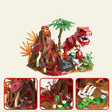 Laden Sie das Bild in den Galerie-Viewer, Tyrannosaurus-Rex Klemm-Baustein Spielzeug -Dinosaurier Welt - 559 Teile