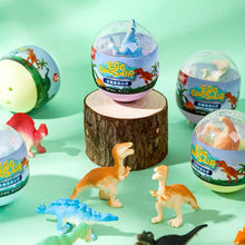 Laden Sie das Bild in den Galerie-Viewer, 10er Set Dino Kapsel mit Dino Figur Spielzeug