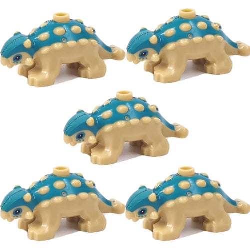 5 Stk. Ankylosaur Spielzeug Figuren