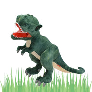 Grüner T-Rex Dinosaurier Stofftier (ca. 30cm oder 45cm)