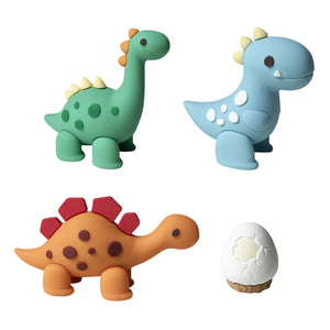 20teiliges Torten Kuchen Topper Deko Set mit Dino Figuren und Zubehör