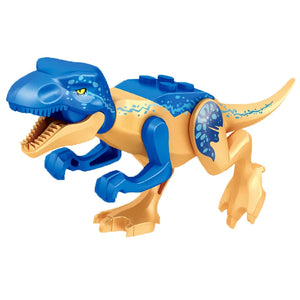 Bunte Jurassic World Dinosaurier Baustein Spielzeug Figuren